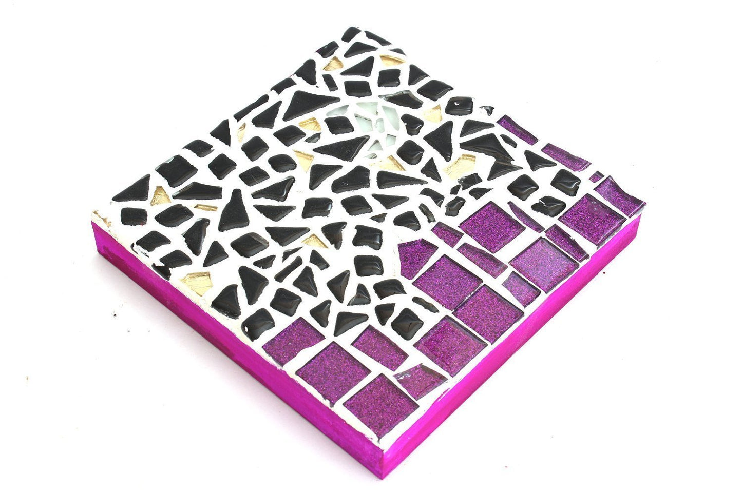 Gold 3/4 Inch Foil Mosaic Tile