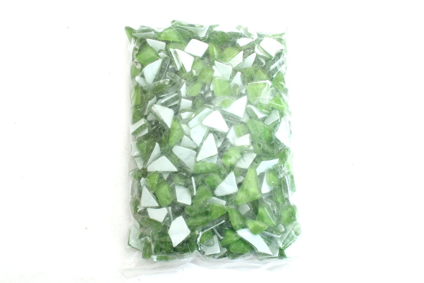 Lime Green Smooth Mosaic Pieces