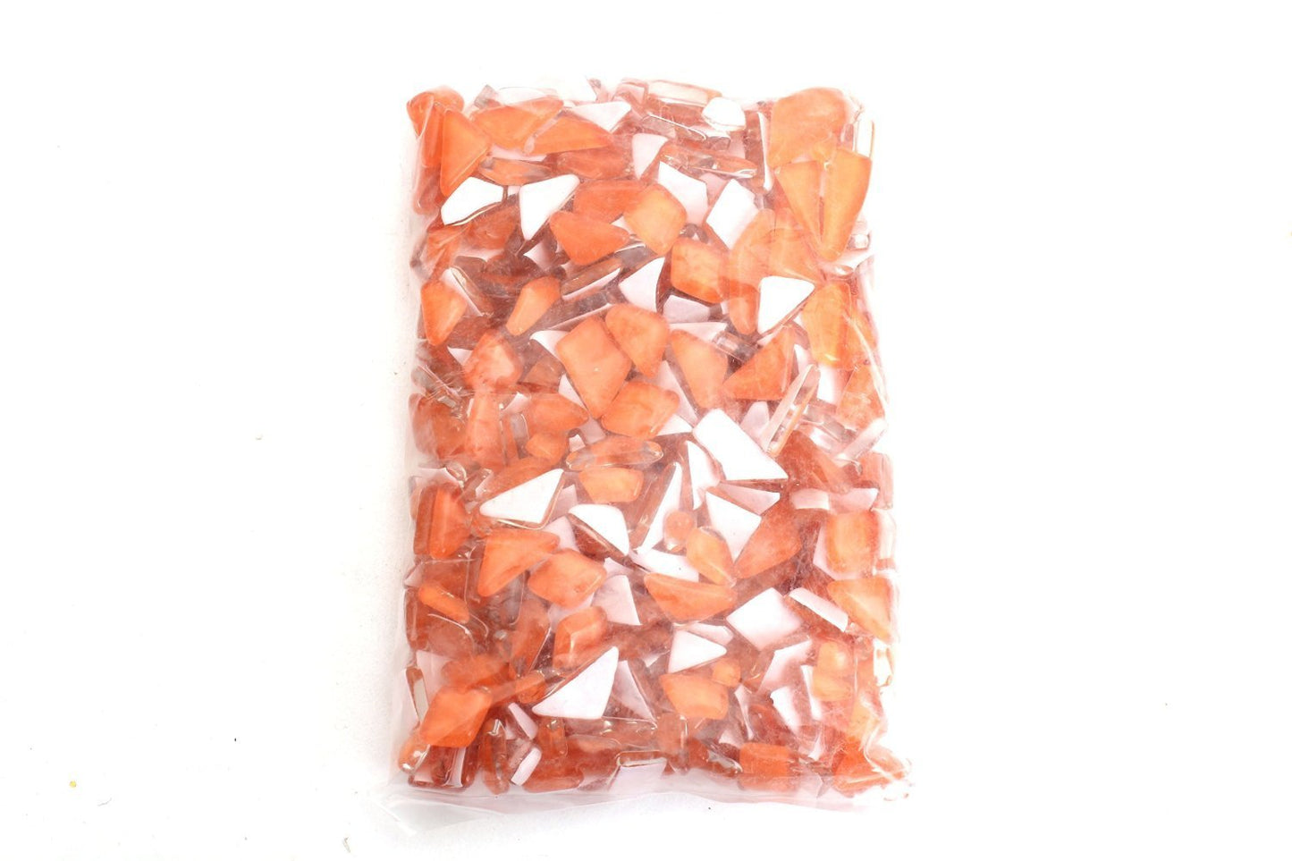 Orange Smooth Mosaic Pieces
