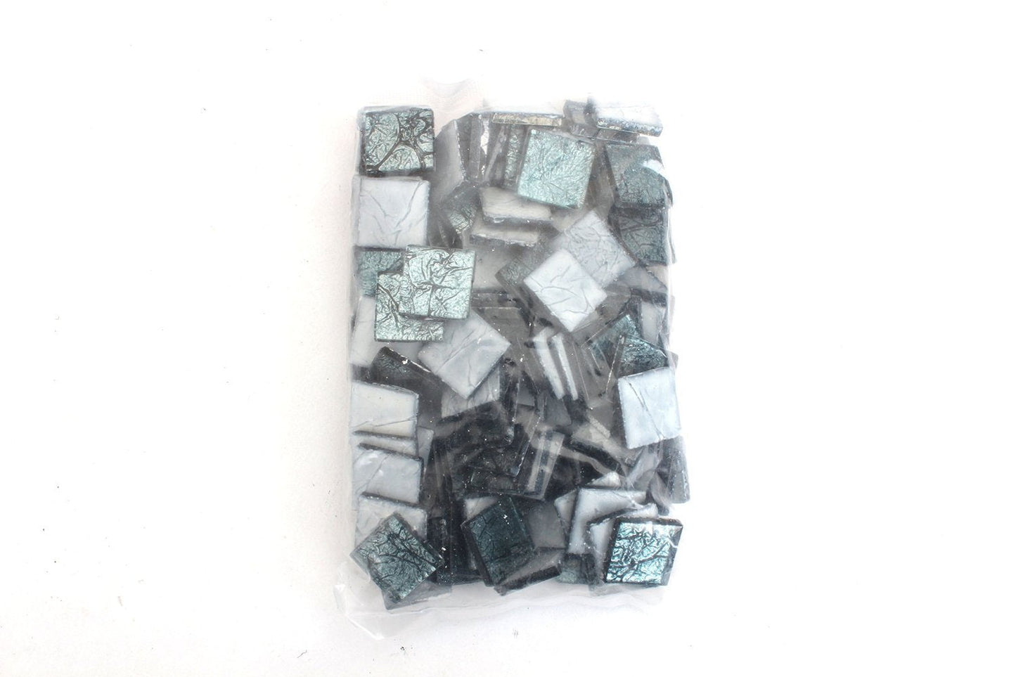 Blue-Black 3/4 Inch Foil Mosaic Tile