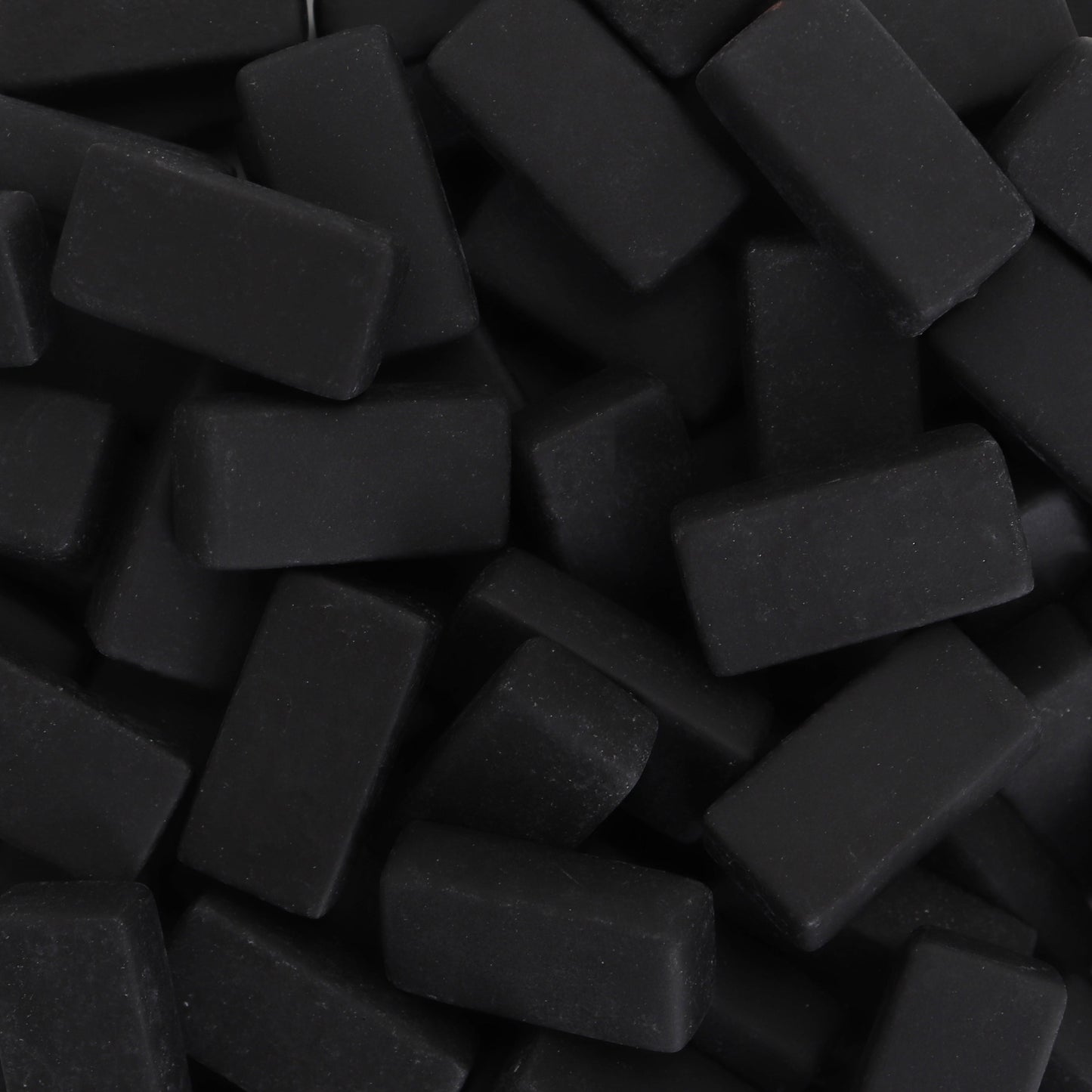 Mosaic Tile Pieces 0.8" - Obsidian - Matte
