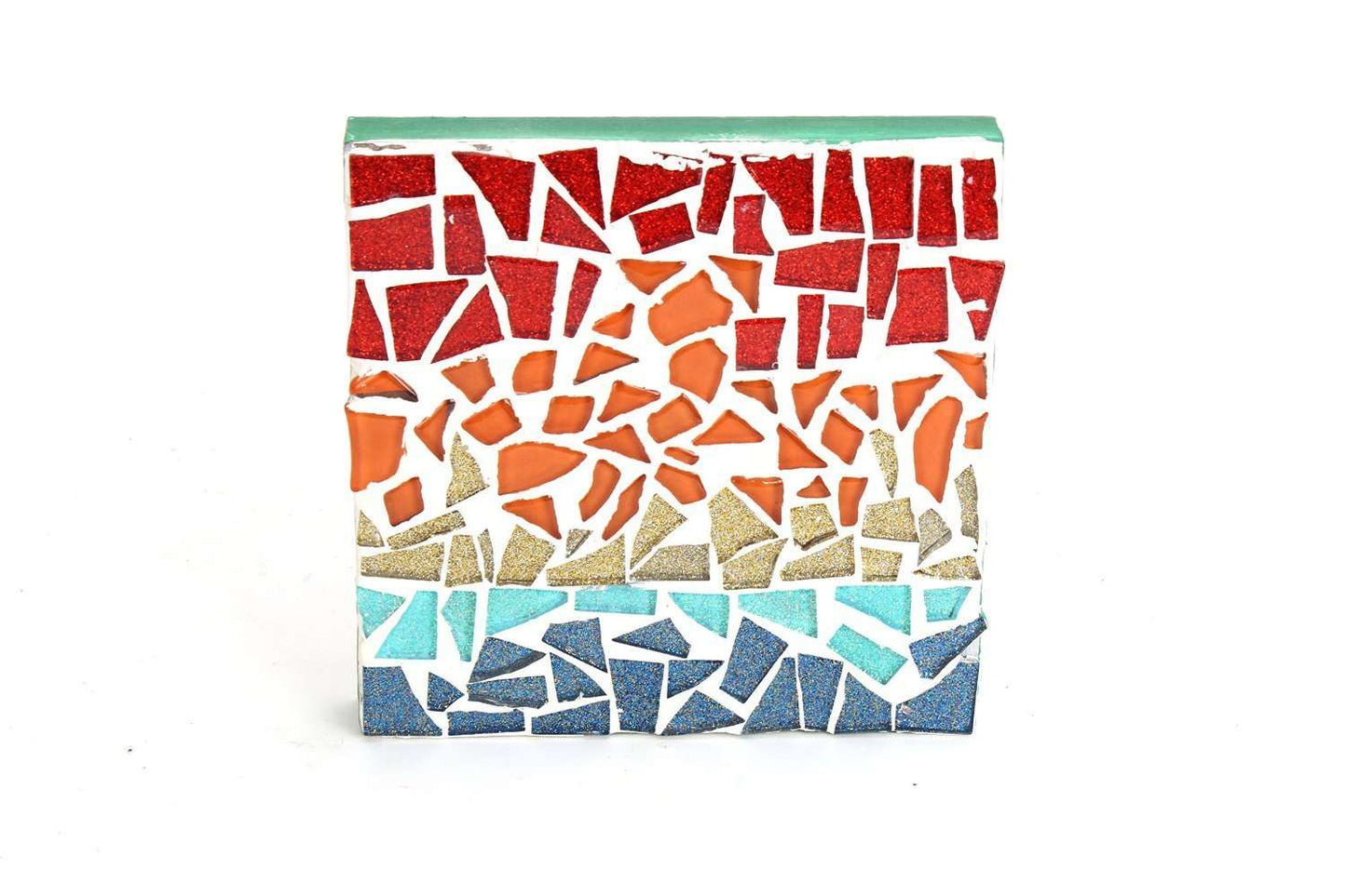 Orange Smooth Mosaic Pieces
