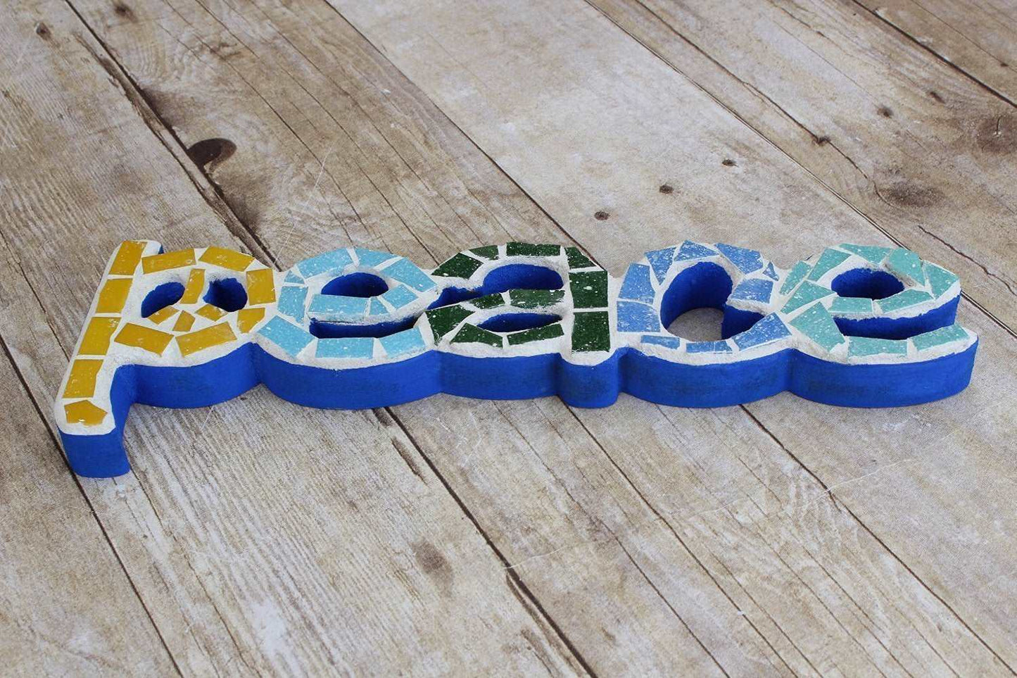 Light Blue Mosaic Tile - 3/4 Inch