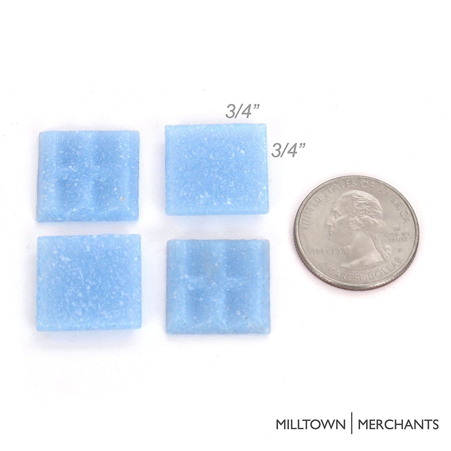 Sky Blue Mosaic Tile - 3/4 Inch