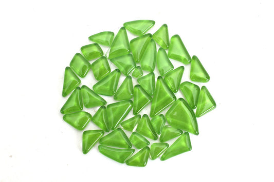 Lime Green Smooth Mosaic Pieces