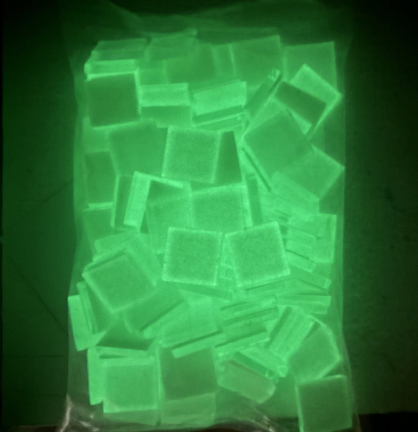 Glow in the Dark Tile - Green - 20mm x 20mm
