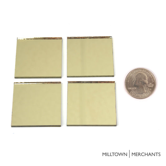 Gold Mirror Tile 48mm