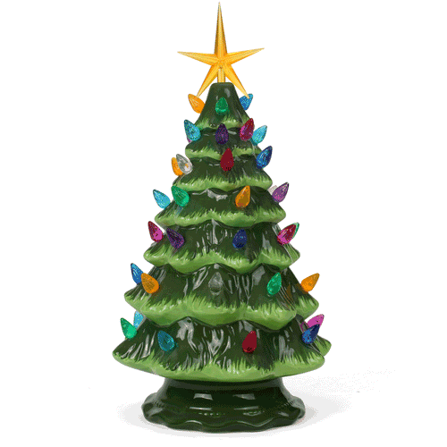 11.5" Green Ceramic Christmas Tree