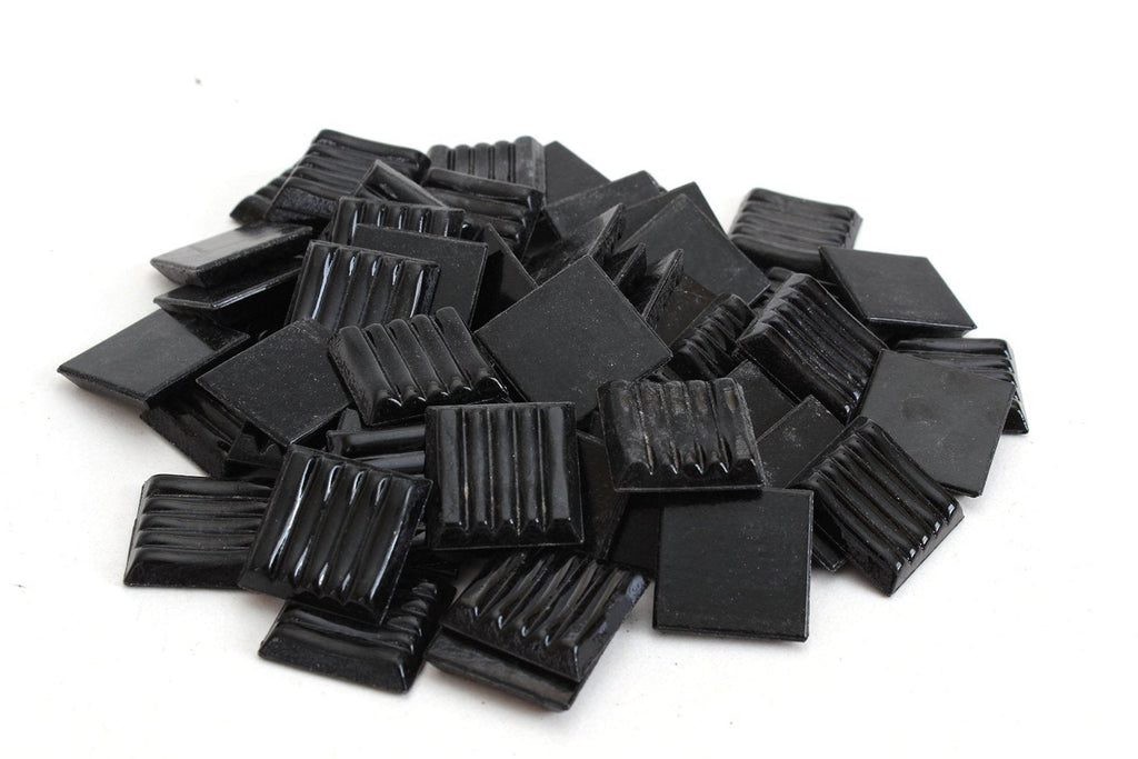 Black Mosaic Tile - 3/4 Inch