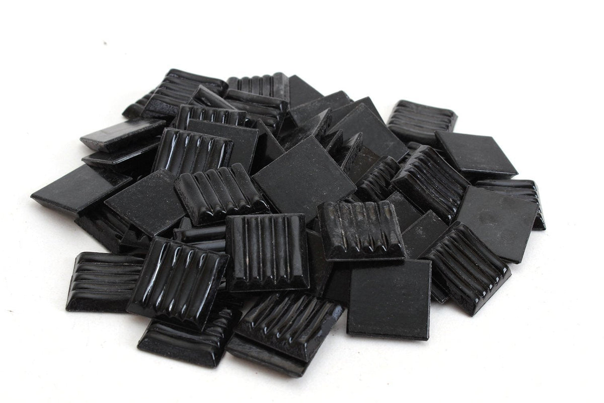 Black Mosaic Tile - 3/4 Inch