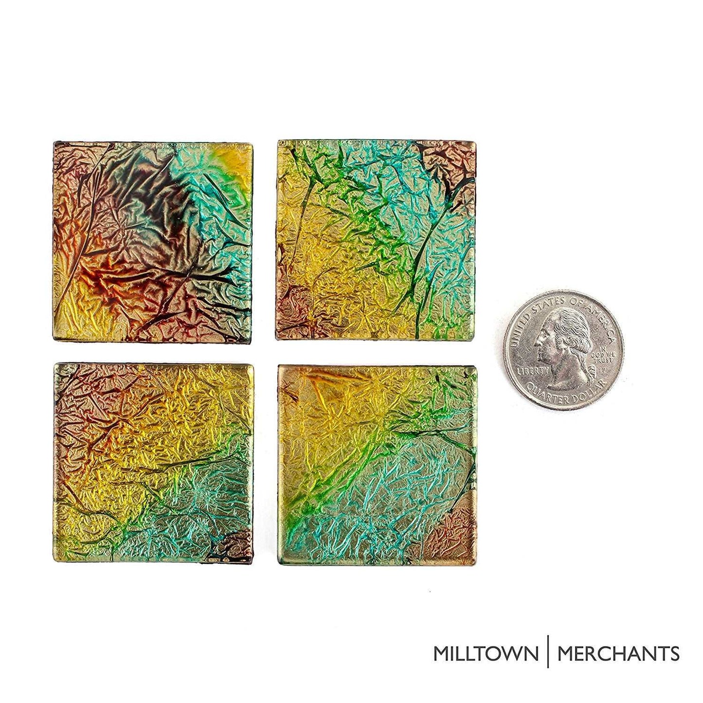 Rainbow Foil Tile 48mm