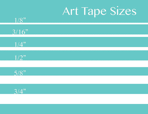 1/4 Inch Art Tape - Professional Masking Tape