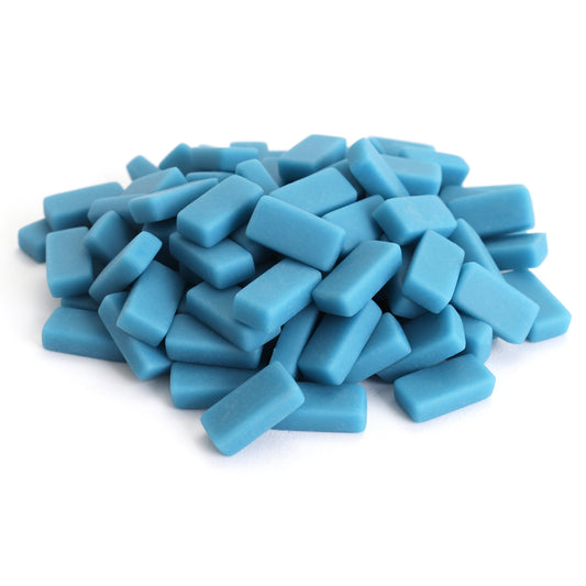 Mosaic Tile Pieces 0.8" - Cerulean Blue - Matte