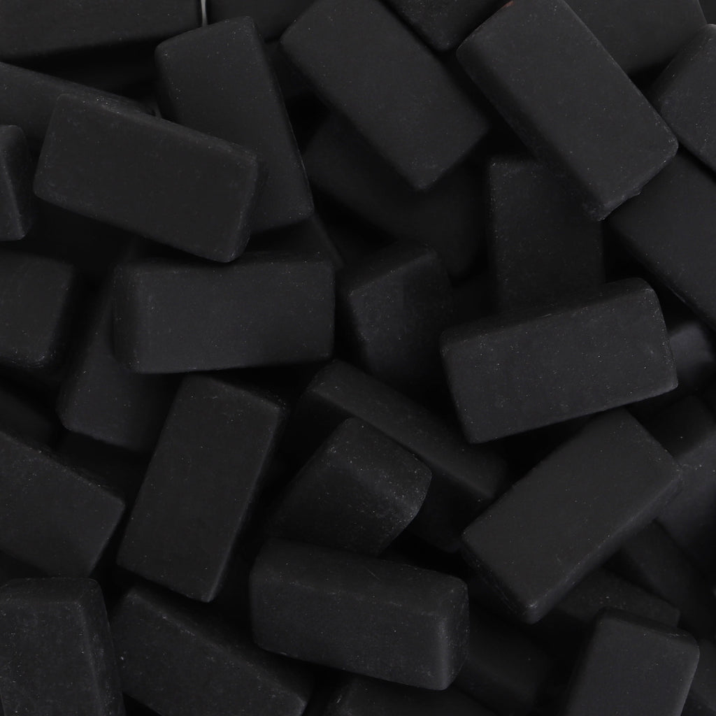 Mosaic Tile Pieces 0.8" - Obsidian - Matte