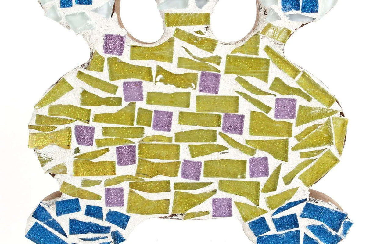 Blue Glitter Mosaic Tile - 3/4 Inch