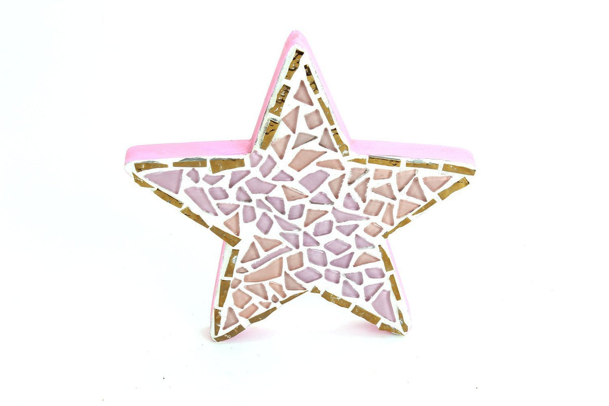 Baby Pink Smooth Mosaic Pieces