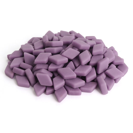 Diamond Mosaic Tile Pieces - Dark Orchid - Matte