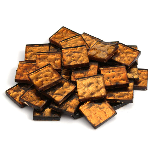 Amber Crystal Impression Tile 20mm