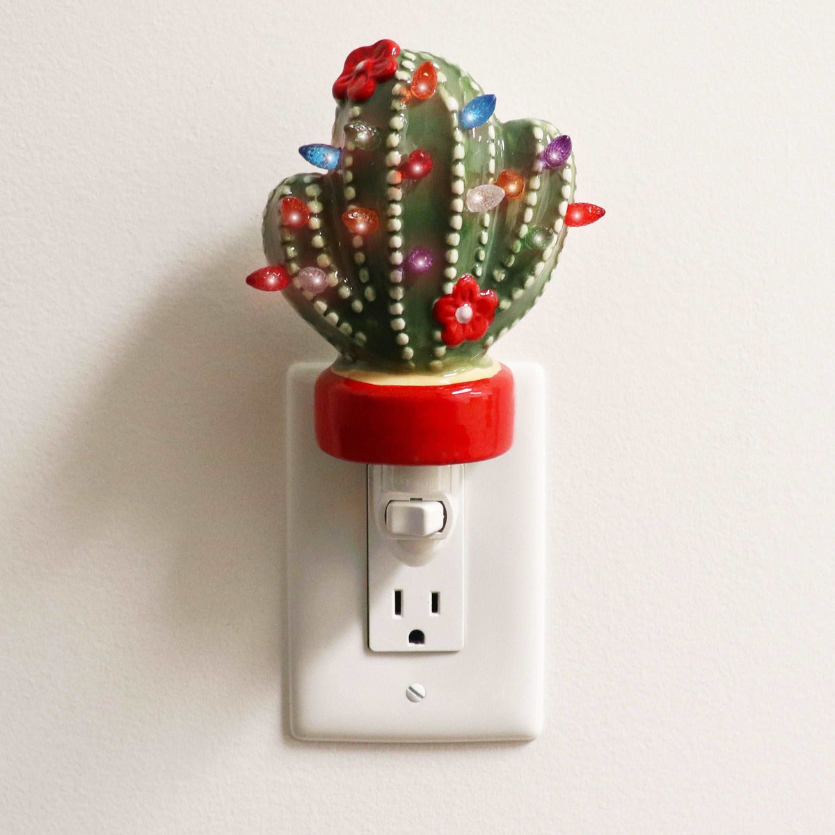 Christmas Cactus Night Light