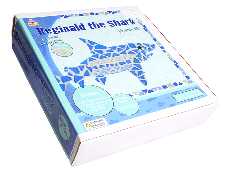 Reginald The Shark Mosaic Kit